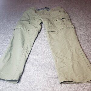 The North Face Convertible Hiking Pants Size XL Beige Nylon Outdoors